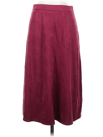Pre-owned Bagatelle Formal Skirt In Burgundy