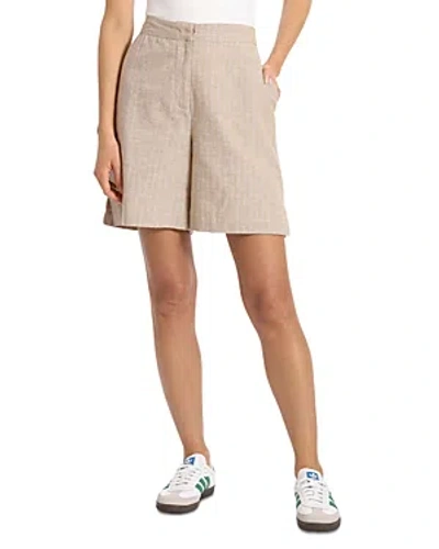 Bagatelle High Rise Chino Shorts In Sand-silver