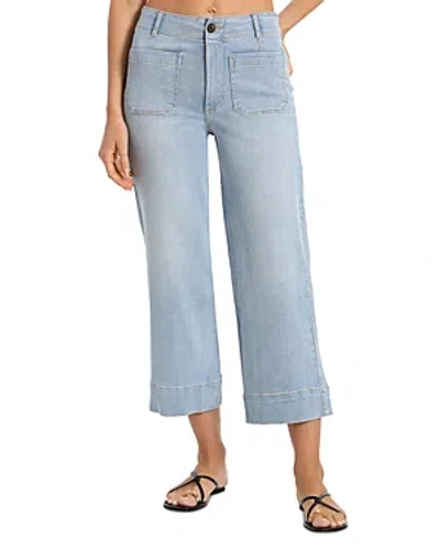 Bagatelle High Rise Cropped Straight Jeans In Siene Wash