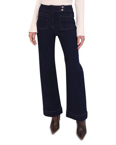 Bagatelle High Rise Wide Leg Jeans In Indigo Wash