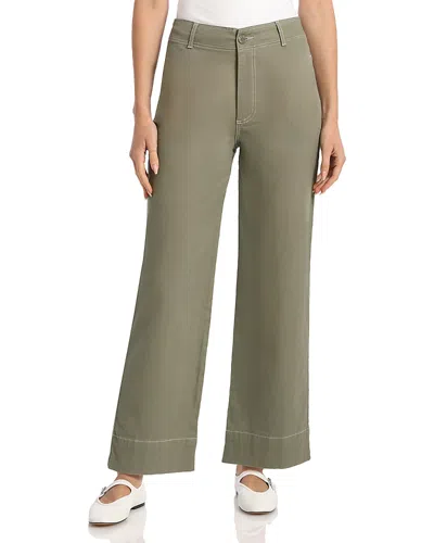 Bagatelle High Rise Wide Leg Pants In Dried Sage