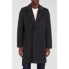 Bagatelle Houndstooth Topcoat In Black