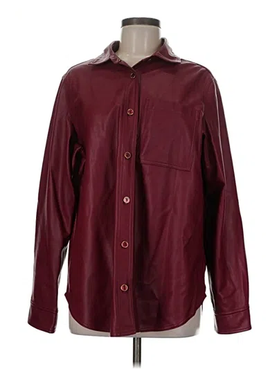 Pre-owned Bagatelle Jacket In Burgundy