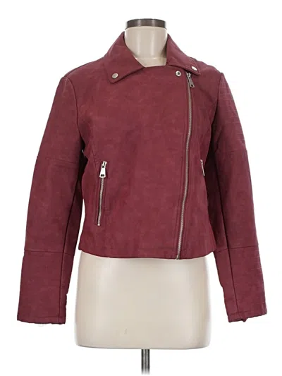 Pre-owned Bagatelle Jacket In Burgundy