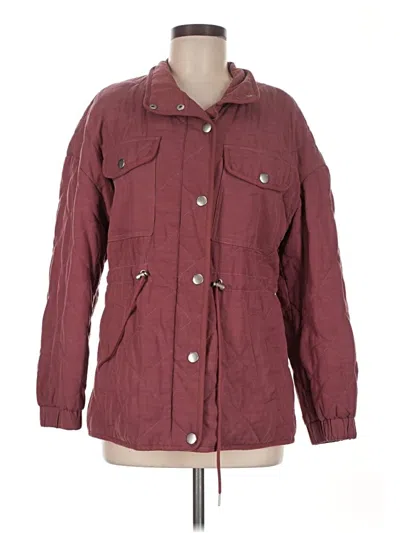 Pre-owned Bagatelle Jacket In Burgundy