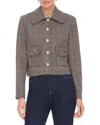 Bagatelle Jacquard Jacket In Brown