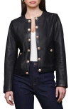 Bagatelle Leather Jacket In Black
