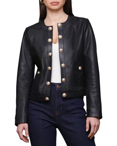 Bagatelle Leather Jacket In Black