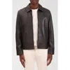 Bagatelle Leather Jacket In Brown
