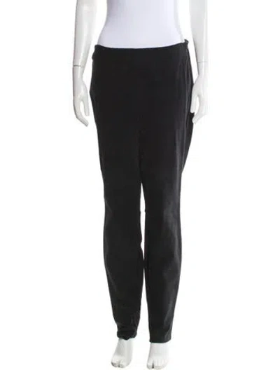 Pre-owned Bagatelle Leather Straight Leg Pants W/ Tags In Black
