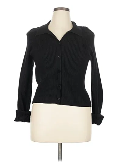 Pre-owned Bagatelle Long Sleeve Blouse In Black