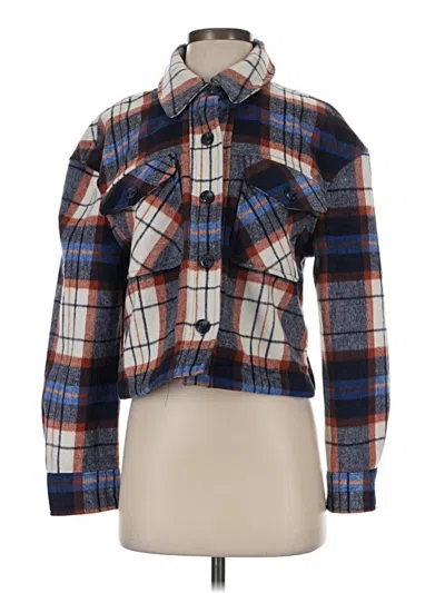 Pre-owned Bagatelle Long Sleeve Blouse In Blue