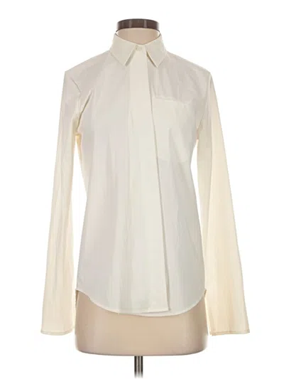 Pre-owned Bagatelle Long Sleeve Button Down Shirt In Ivory