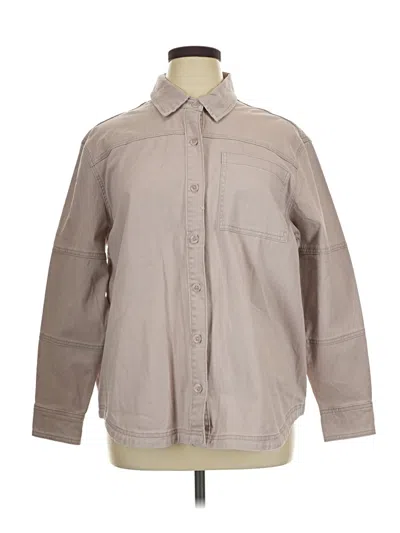 Pre-owned Bagatelle Long Sleeve Button Down Shirt In Tan