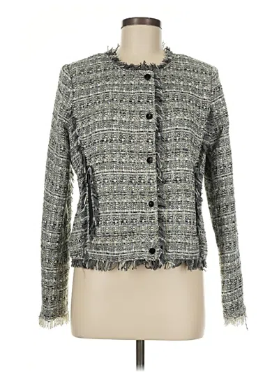 Pre-owned Bagatelle Long Sleeve Top Gray Mock Neckline Tops