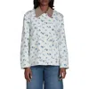 Bagatelle Mixed Media Twill Jacket In Multi