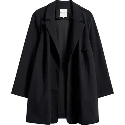 Bagatelle Open Front Topper Jacket In Black