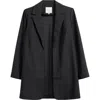 Bagatelle Open Front Topper Jacket In Black