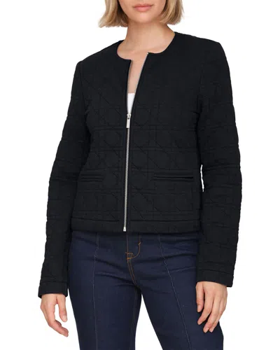 Bagatelle Quilted Jacket In Blue