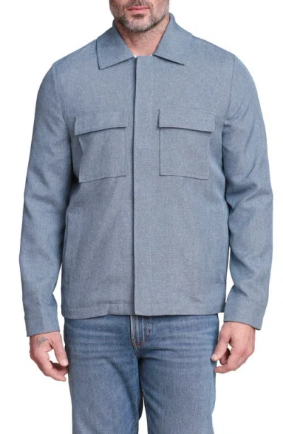 Bagatelle Shirt Jacket In Blue