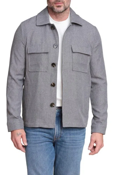 Bagatelle Shirt Jacket In Gray