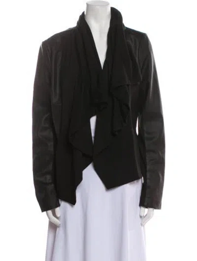 Pre-owned Bagatelle Silk Jacket In Black