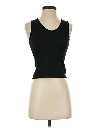 Pre-owned Bagatelle Sleeveless Top Black Scoop Neck Tops