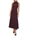Bagatelle Sleeveless Turtleneck Dress In Chocolate