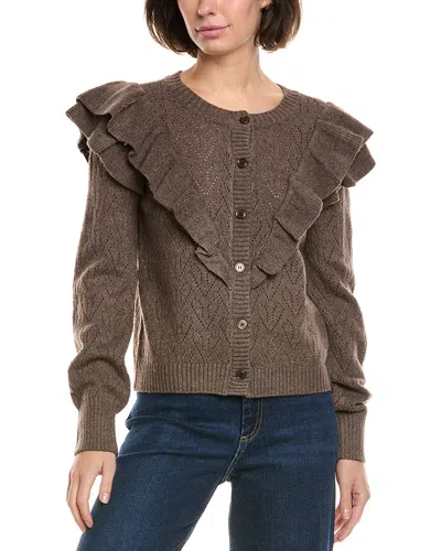 Bagatelle Sweater Jacket In Animal Print
