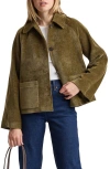 Bagatelle Swing Jacket In Bright Olive