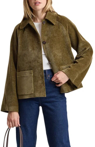 Bagatelle Swing Jacket In Bright Olive