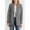 Bagatelle Tailored One-button Blazer In Black - White Hounds