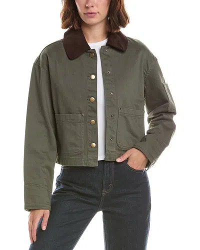Bagatelle Trucker Jacket In Green