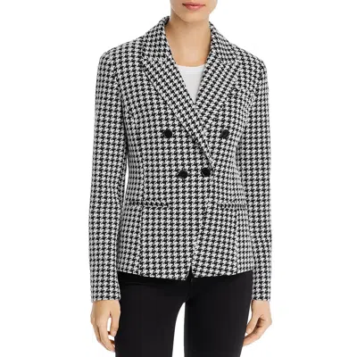 Bagatelle Womens Double Breasted Polyester Blazer In Black