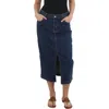 Bagatelle Womens Slit Denim Denim Skirt