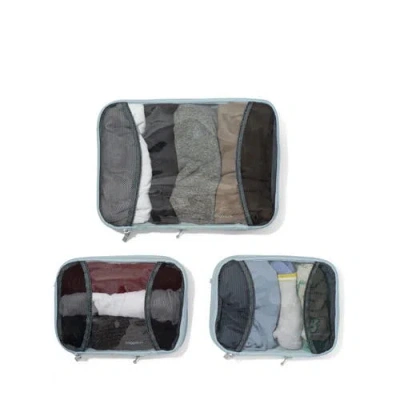 Baggallini 2 Medium / 1 Large Compression Packing Cubes Travel Set In Multi