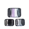 Baggallini 2 Medium / 1 Large Compression Packing Cubes Travel Set In Indigo Petal