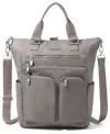Baggallini 3-in-1 Convertible Backpack Tote In Gray