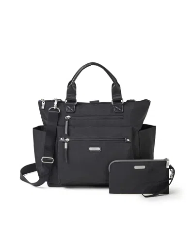 Baggallini 3-in-1 Convertible Backpack Tote In Black