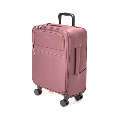Baggallini 4 Wheel Carry-on In Pink