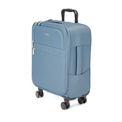 Baggallini 4 Wheel Carry-on In Blue