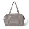 Baggallini All Day Large Duffel Weekender Bag In Gray