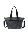 Baggallini All-day Removable Pouch Tote In Midnight Blossom Print
