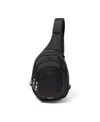 Baggallini Securtex Anti-theft Multi Zip Sling In Black