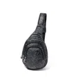 Baggallini Anti-theft Multi Zip Sling In Midnight Blossom