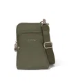 Baggallini Securtex Anti-theft Activity Small Crossbody Bag In Green