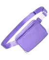 Baggallini Anti-theft Belt Bag In Purple