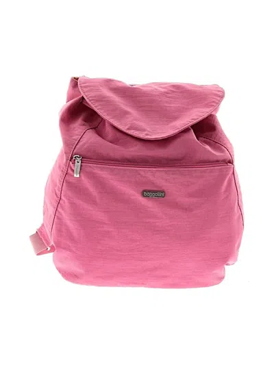 Pre-owned Baggallini Backpack In Pink