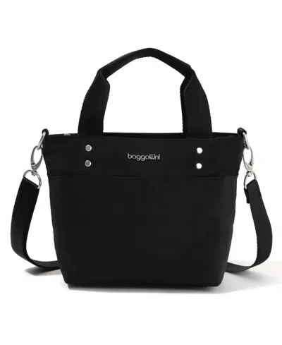 Baggallini Baggillini Mini Carryall Tote Bag In Black
