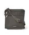 Baggallini Baggillini Securtex Anti-theft Large Crossbody Bag In Charcoal